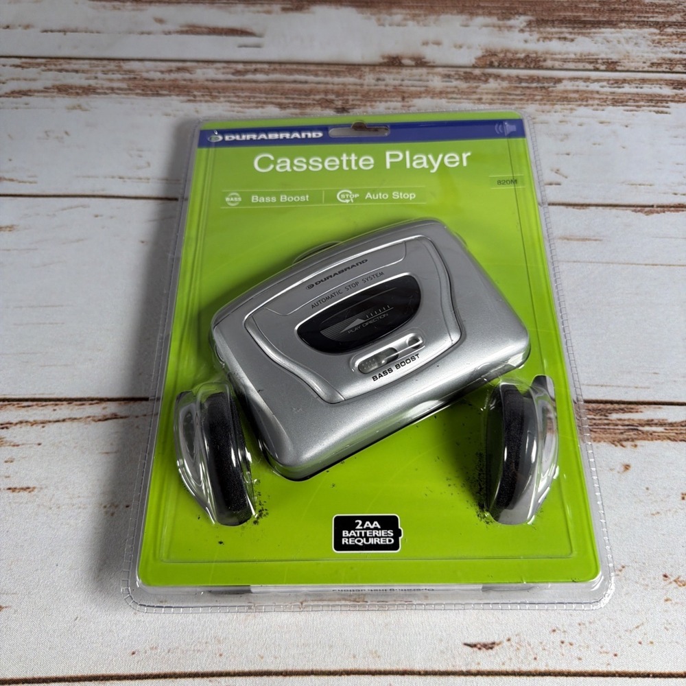 Durabrand 820M Cassette Tape Player With Bass Boost New Sealed
